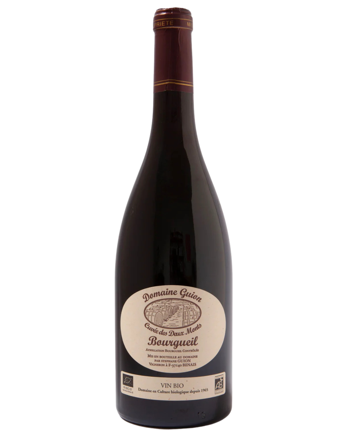 Domaine Guion Deux Monts 2014, Bourgueil, Loire Valley, France