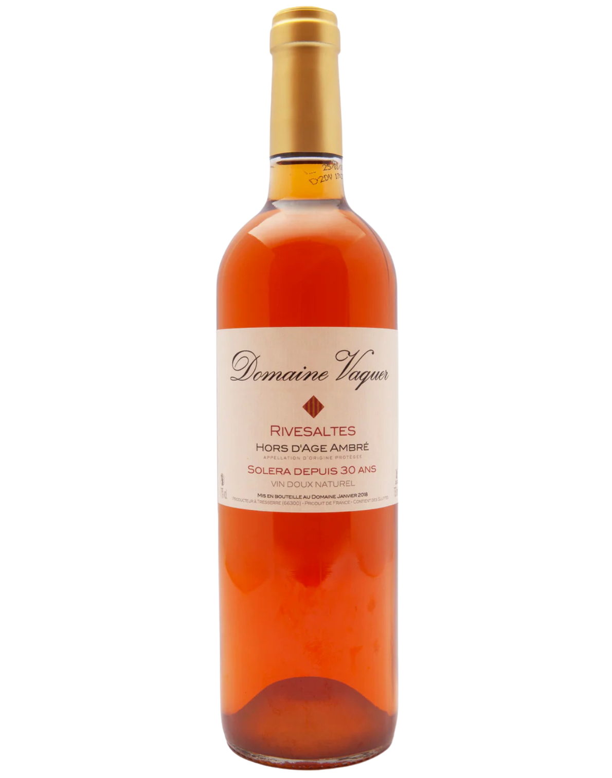 Domaine Vaquer Rivesaltes 30yrs Solera, NV, Rivesaltes, Languedoc-Roussillon, France