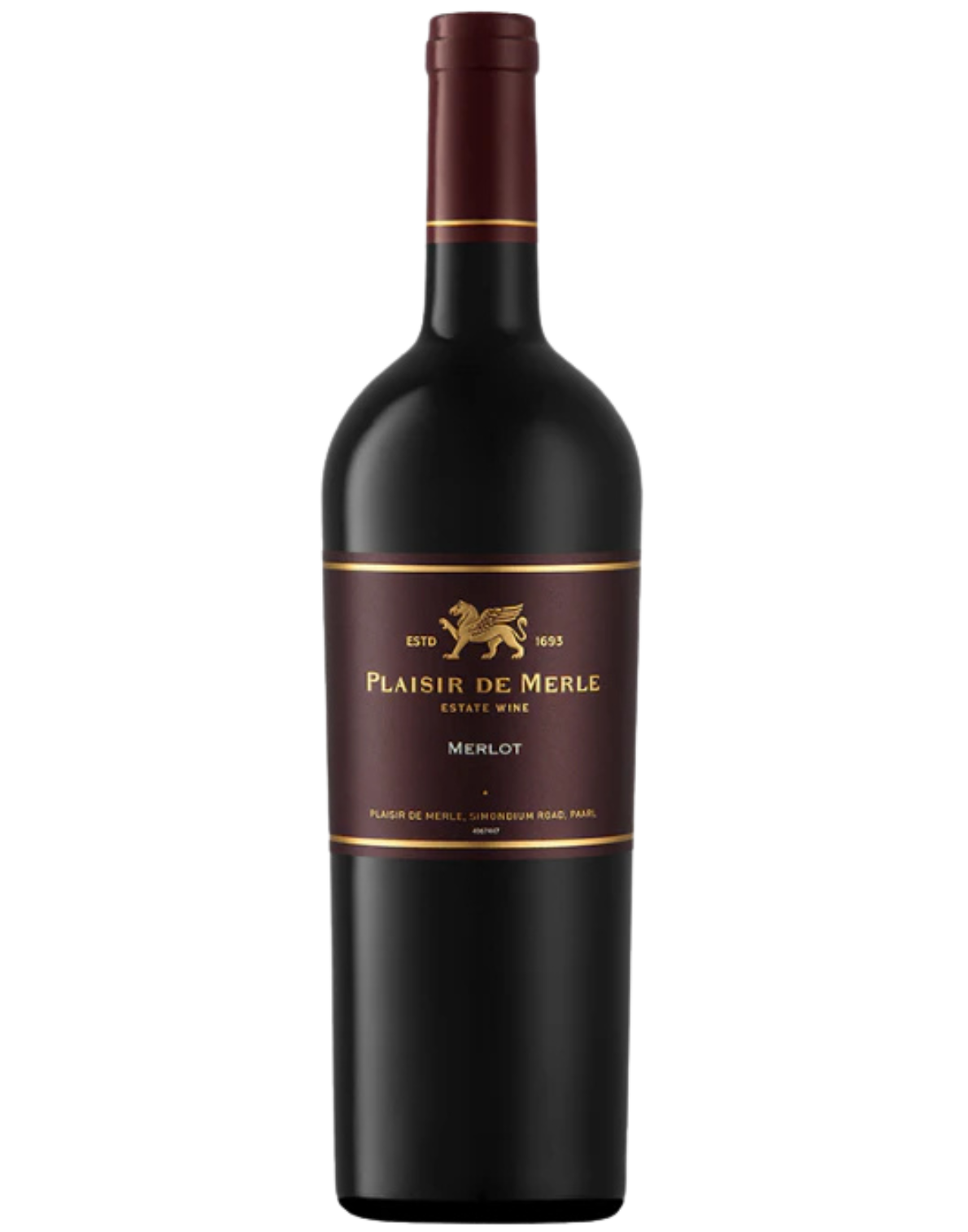 Plaisir Estate Merlot 2020, Simonsberg, South Africa