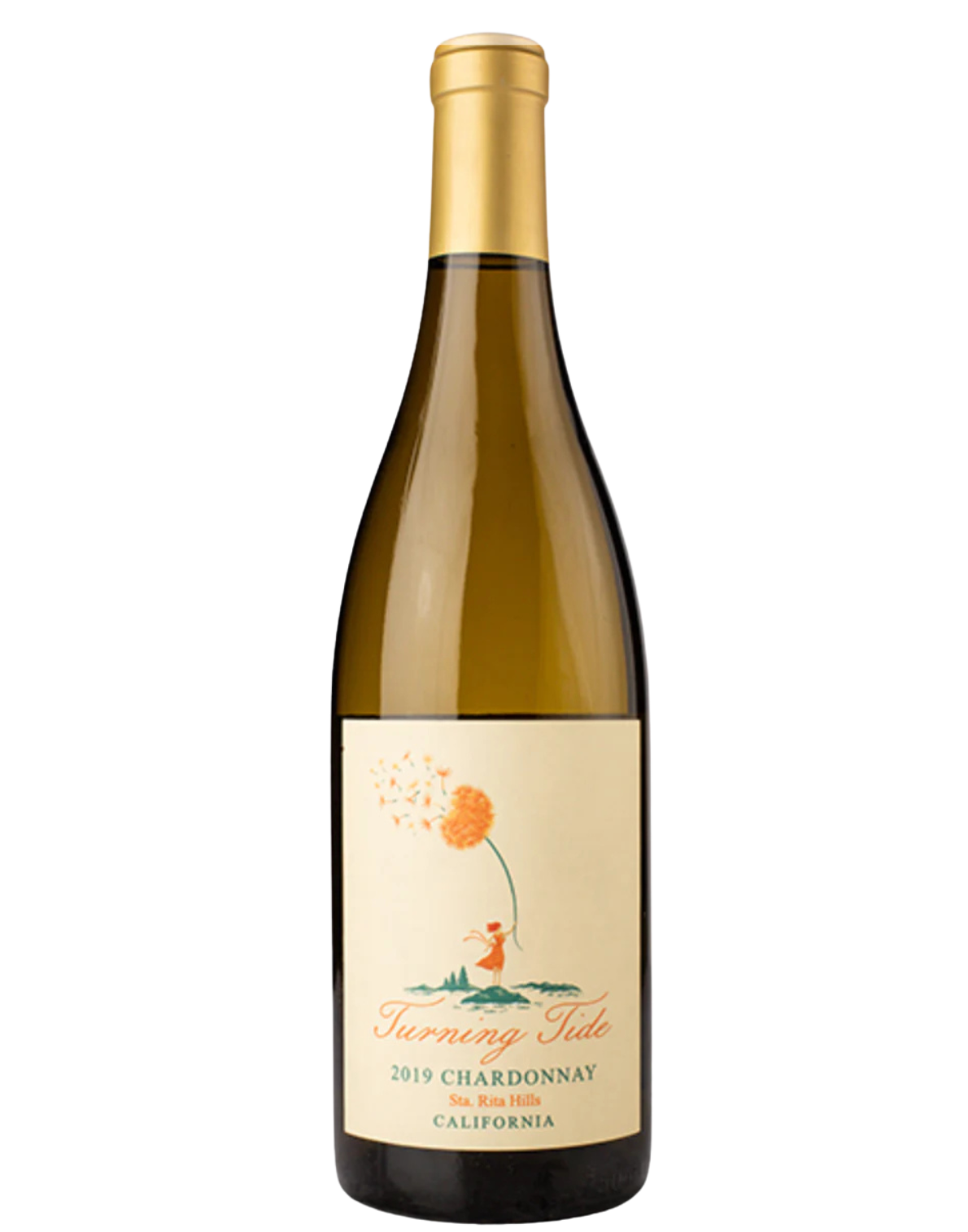Turning Tides Chardonnay 2020, Sta. Rita Hills Santa Barbara County, California, US
