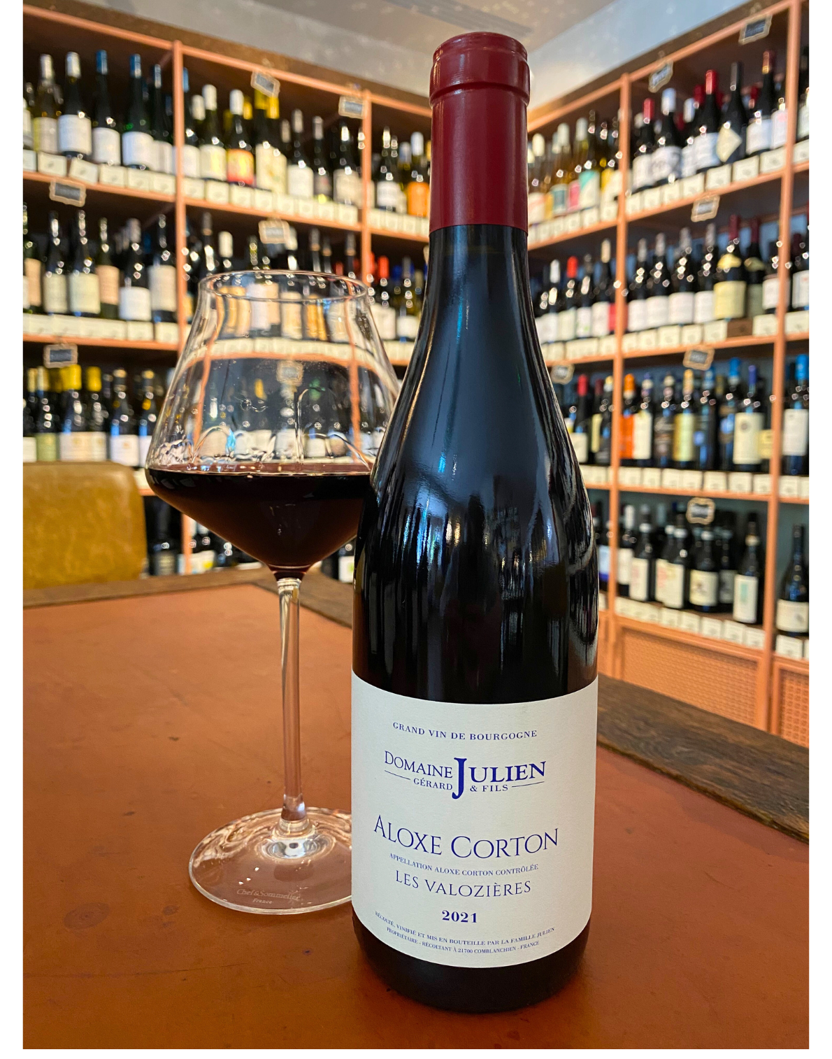 Domaine Gérard Julien & Fils, Aloxe-Corton 'Les Valozières', 2021, Burgundy, Côte de Beaune, France