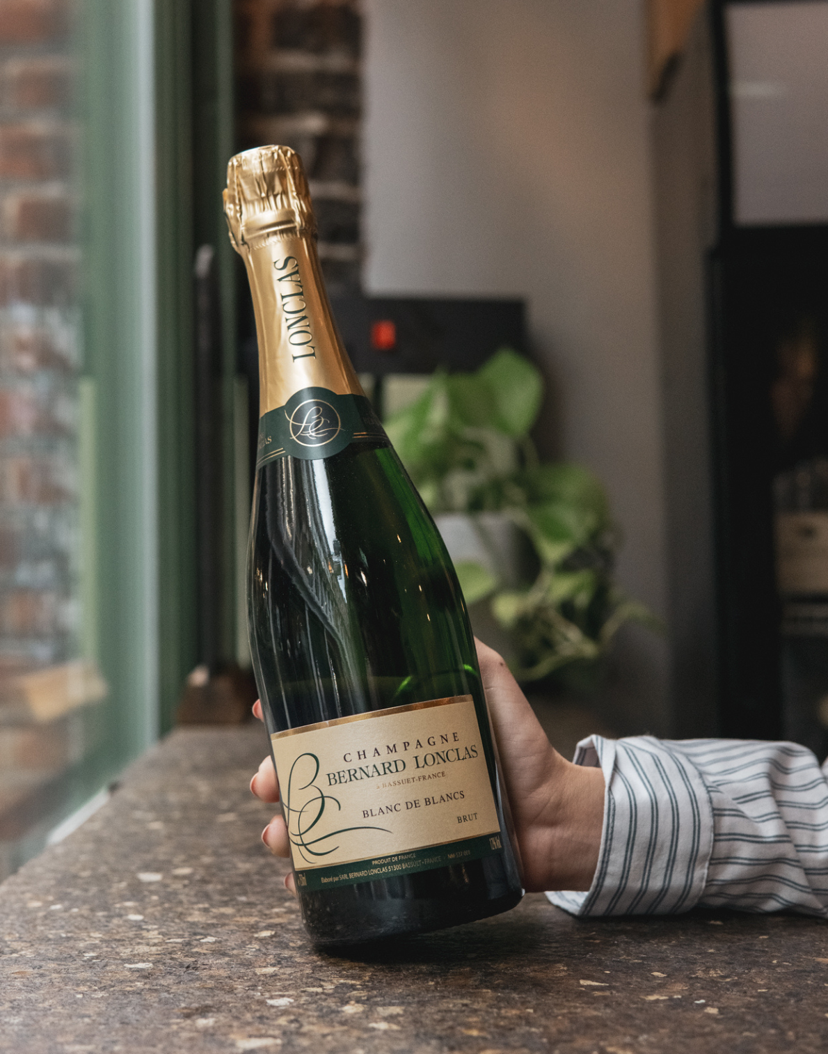 Bernard Lonclas Blanc de Blancs, NV, Champagne, France