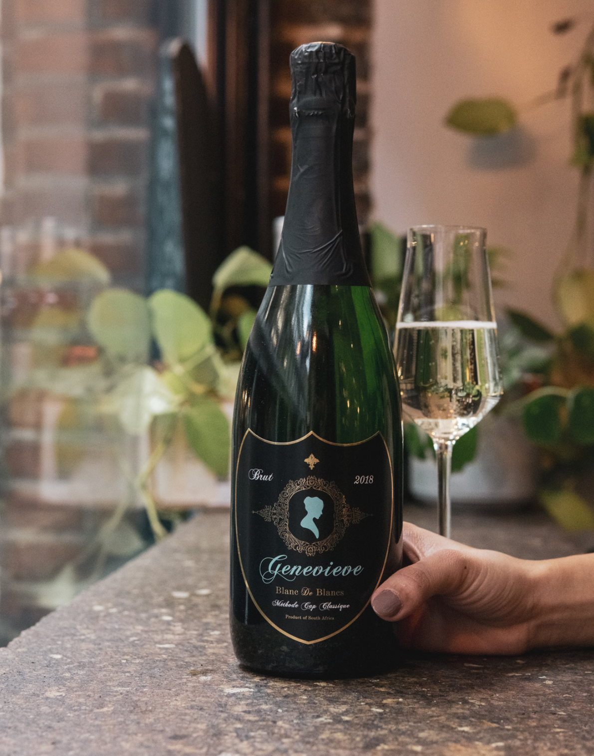 Genevieve MCC 2018 Blanc de Blancs, Bot River, Western Cape, South Africa