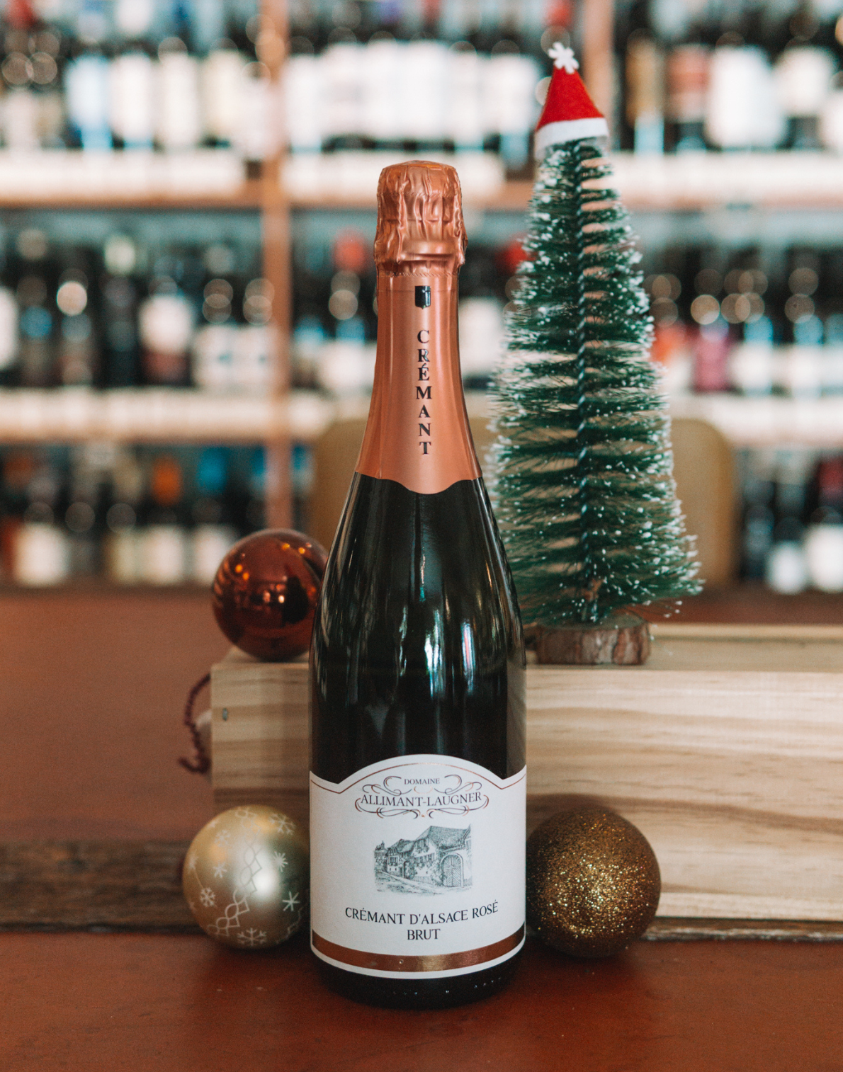 Signature Christmas Gift - Domaine Allimant-Laugner Crémant d'Alsace Rosé, NV, Alsace, France