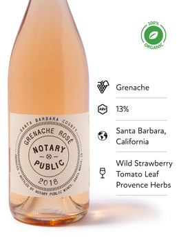 Notary Public, Grenache Rosé, 2018