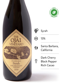 Ojai Vineyard, John Sebastiano Syrah, 2018