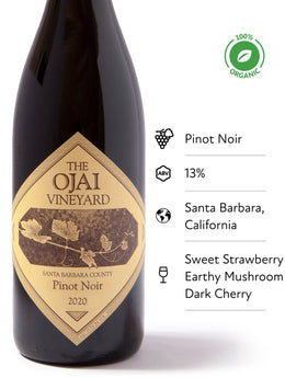 Ojai Vineyard, Santa Barbara County Pinot Noir, 2020