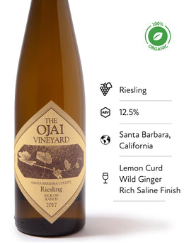 Ojai Vineyard, Kick On Ranch Riesling, 2020